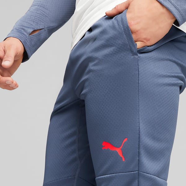 Pants de entrenamiento de fútbol individualCUP, PUMA White-Inky Blue, extralarge