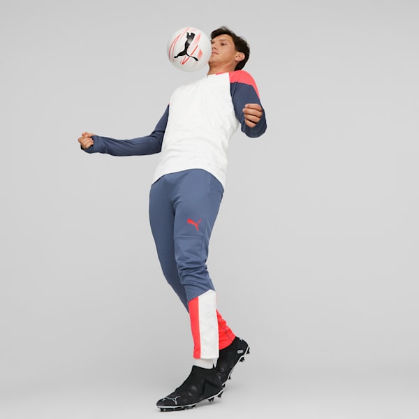 Pants de entrenamiento de fútbol individualCUP, PUMA White-Inky Blue, extralarge