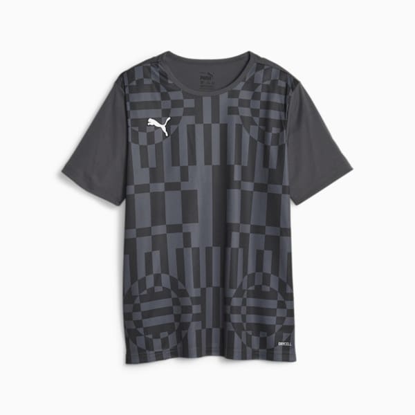 individualRISE Youth Graphic Jersey, Asphalt-PUMA Black, extralarge-IND