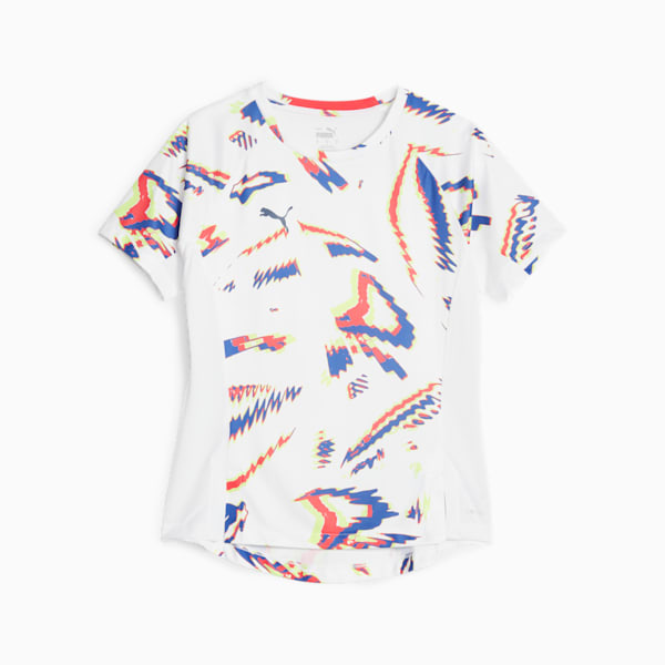 Jersey Mujer individualBLAZE, Fire Orchid-PUMA White, extralarge