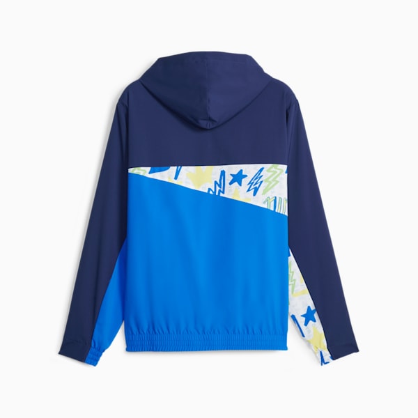 Neymar Jr Men's Football Jacket, Persian Blue-Racing Blue, extralarge-GBR