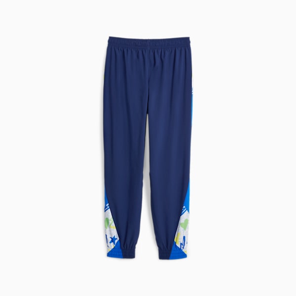 Neymar Jr Men's Soccer Pants, Persian Blue-Racing Blue, extralarge