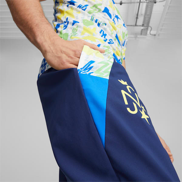 Neymar Jr Men's Soccer Pants, Persian Blue-Racing Blue, extralarge