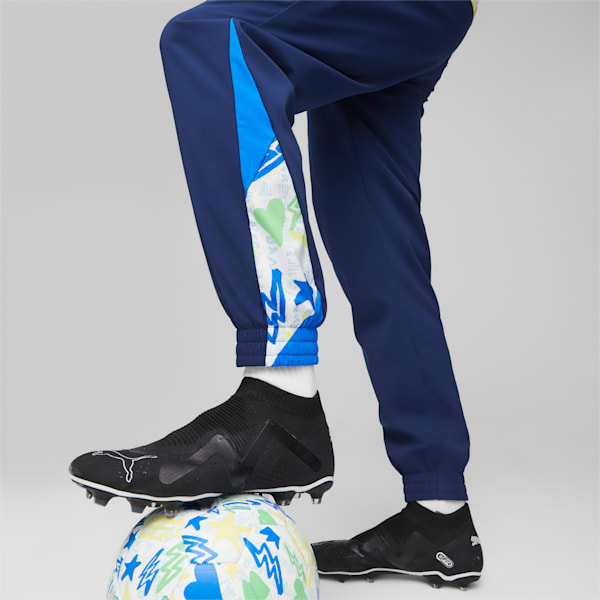 Pants de futbol para hombre Neymar Jr, Persian Blue-Racing Blue, extralarge