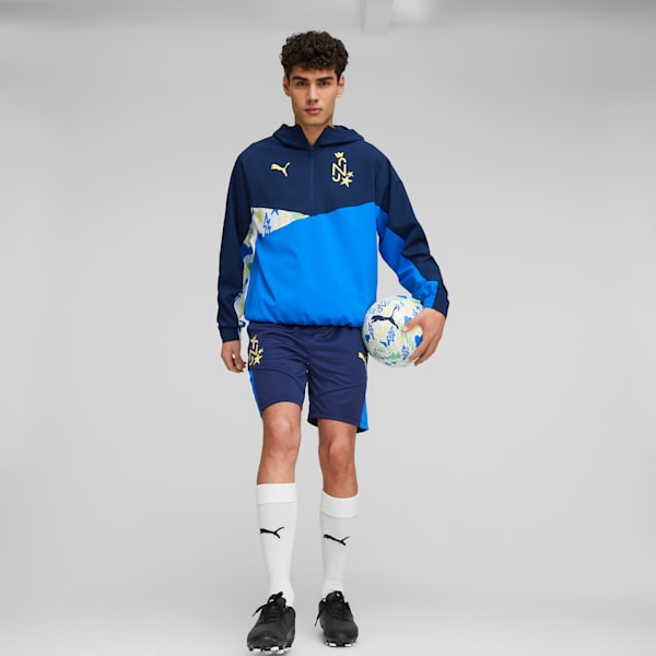 Neymar Jr Men's Soccer Shorts, Persian Blue-Racing Blue, extralarge
