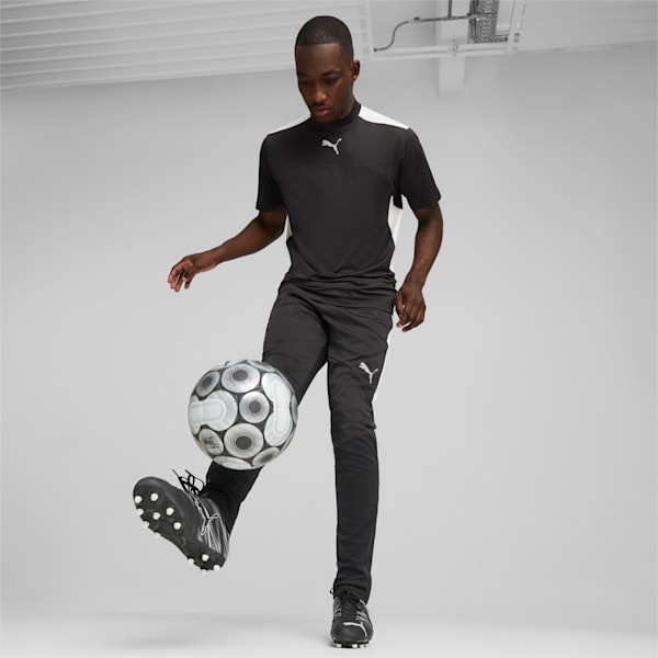 Individual Winterized Men's Football Pants, PUMA Black-Dark Coal, extralarge-GBR