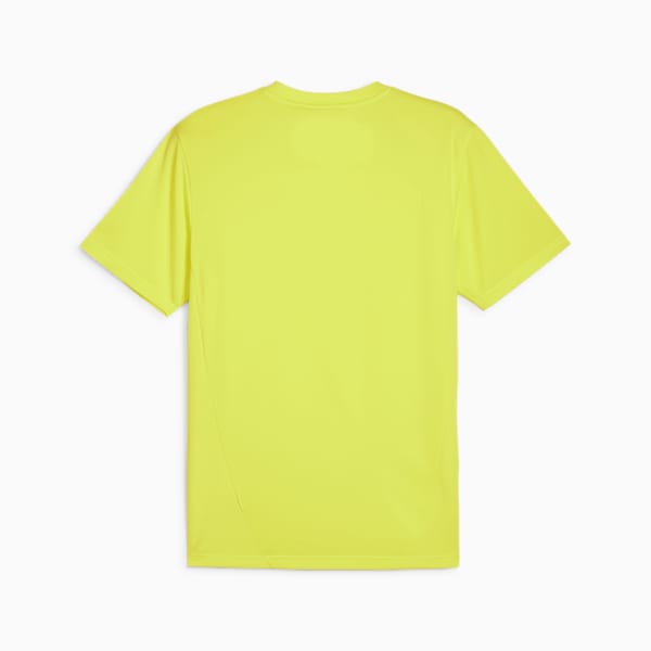 Camiseta de entrenamiento de fútbol teamFINAL para hombre, Electric Lime-PUMA Silver, extralarge