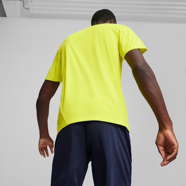 Camiseta de entrenamiento de fútbol teamFINAL para hombre, Electric Lime-PUMA Silver, extralarge