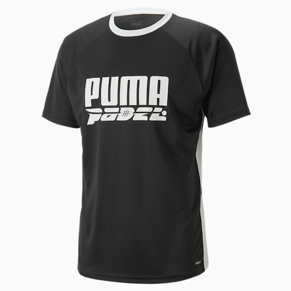 teamLIGA Padel Logo Tee Men, PUMA Black, extralarge-GBR