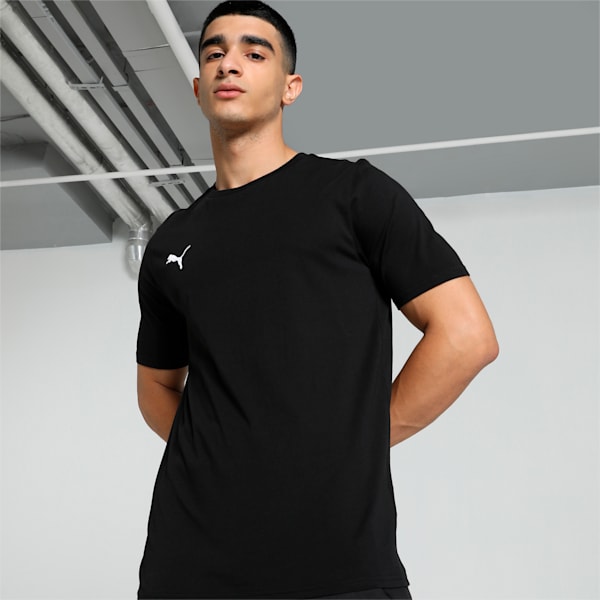teamGOAL Casuals Men's Football T-shirt, PUMA Black-PUMA White, extralarge-IND
