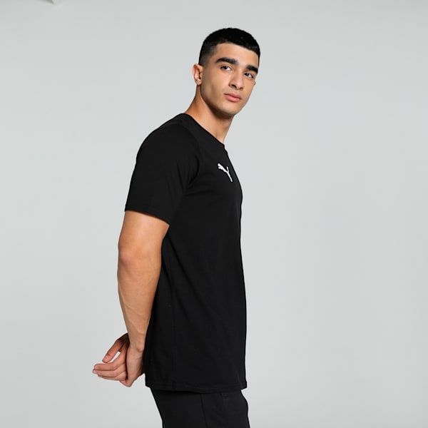 teamGOAL Casuals Men's Football T-shirt, PUMA Black-PUMA White, extralarge-IND