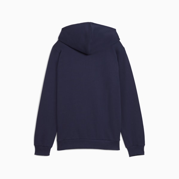teamGOAL Football Casuals Hoody Youth, PUMA Navy-PUMA White, extralarge