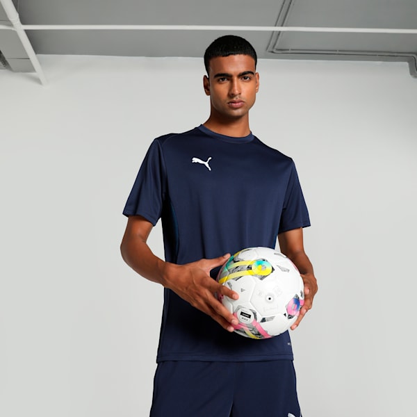 teamGOAL Men's Football Jersey, PUMA Navy-PUMA White-Persian Blue, extralarge-IND