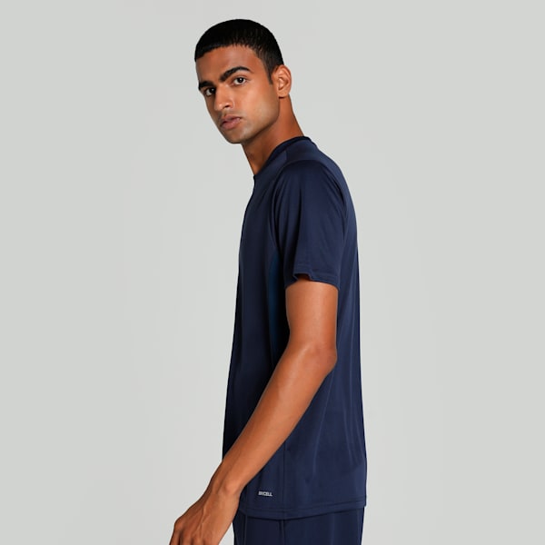 teamGOAL Men's Football Jersey, PUMA Navy-PUMA White-Persian Blue, extralarge-IND