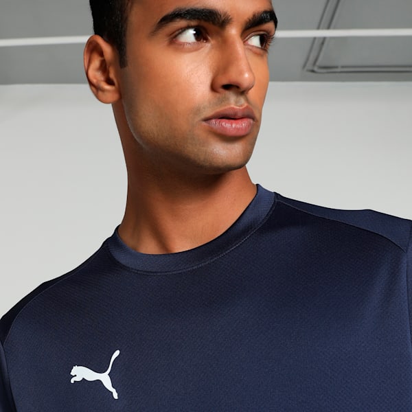 teamGOAL Men's Football Jersey, PUMA Navy-PUMA White-Persian Blue, extralarge-IND