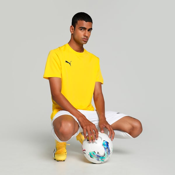 teamGOAL Men's Football Jersey, Faster Yellow-PUMA Black-Sport Yellow, extralarge-IND