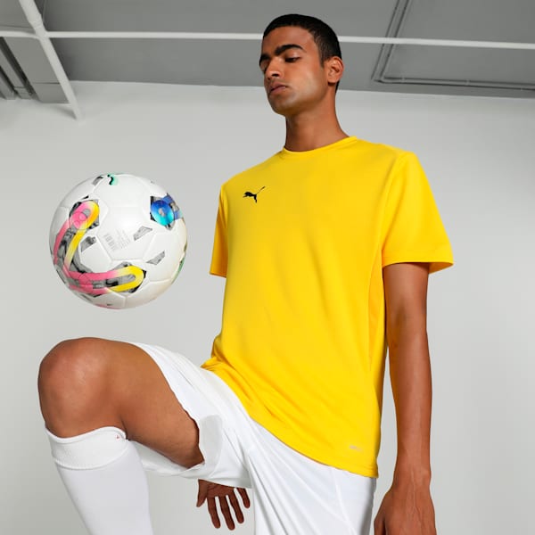 teamGOAL Men's Football Jersey, Faster Yellow-PUMA Black-Sport Yellow, extralarge-IND