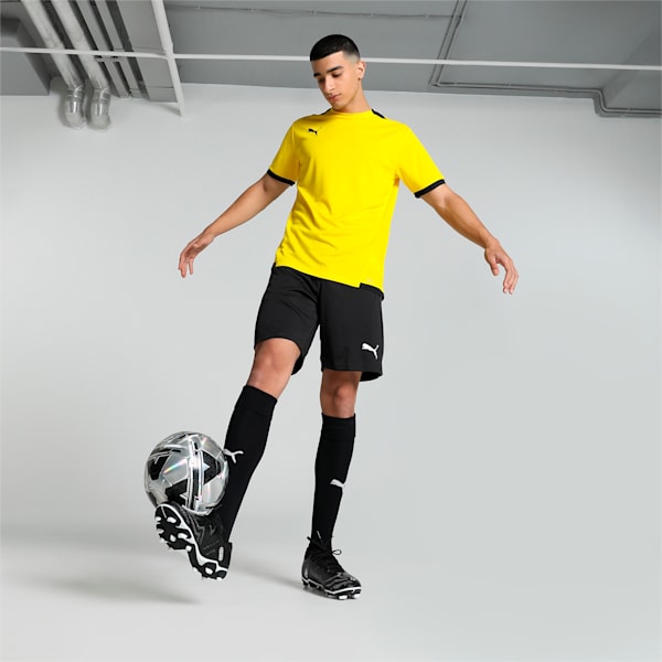 teamGOAL Men's Football Training Shorts, PUMA Black-PUMA White-Flat Dark Gray, extralarge-IND
