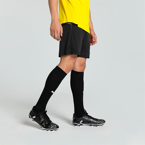 teamGOAL Men's Football Training Shorts, PUMA Black-PUMA White-Flat Dark Gray, extralarge-IND