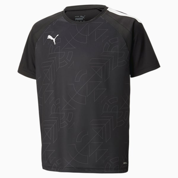 キッズ TEAMLIGA グラフィック シャツ 120cm-160cm, PUMA Black-asphalt, extralarge-JPN