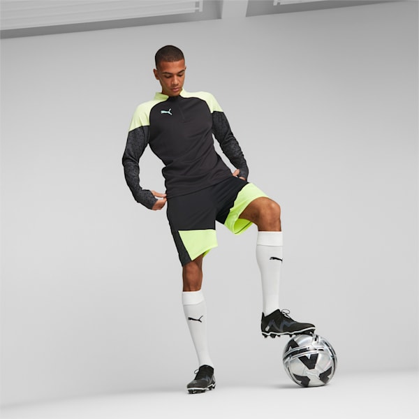 メンズ サッカー INDIVIDUALCUP トレーニング ショーツ, PUMA Black-Fast Yellow, extralarge-JPN