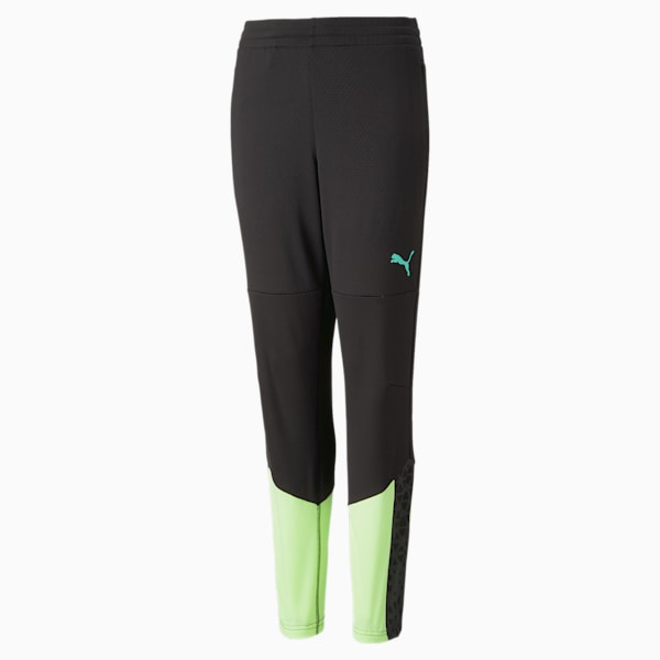 キッズ サッカー INDIVIDUALCUP トレーニング パンツ 120-160cm, PUMA Black-Fast Yellow, extralarge-JPN