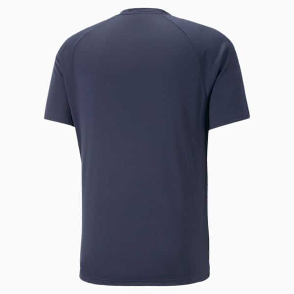 メンズ サッカー TEAMLIGA グラフィック 半袖 シャツ, PUMA Navy-PUMA White