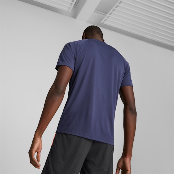 メンズ サッカー TEAMLIGA グラフィック 半袖 シャツ, PUMA Navy-PUMA White
