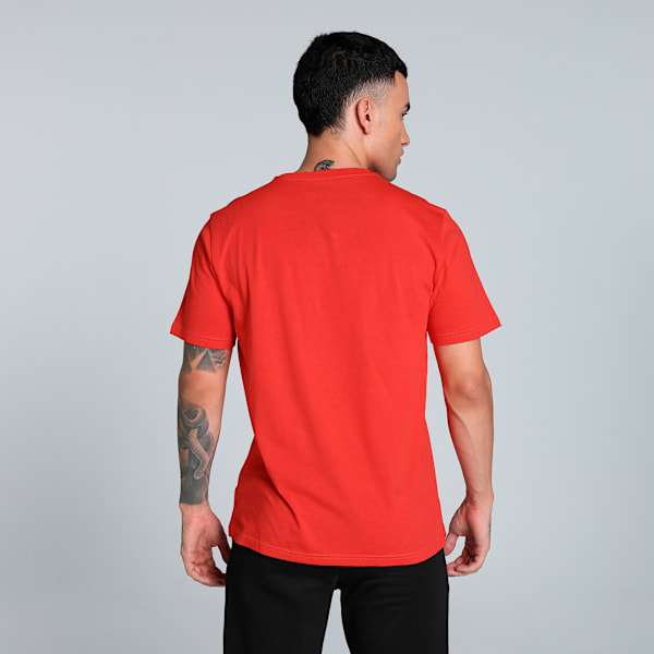 teamRISE Logo Cotton Men's Football Jersey, PUMA Red-PUMA White, extralarge-IND