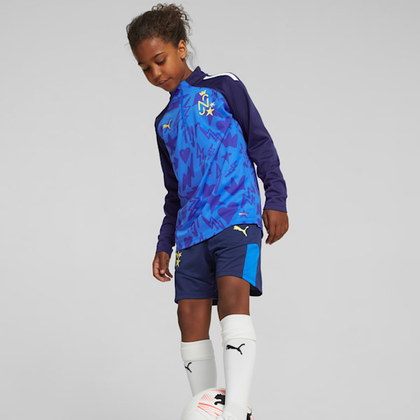 Chamarra de pista de futbol para adolescentes de Neymar Jr, Racing Blue-Persian Blue, extralarge