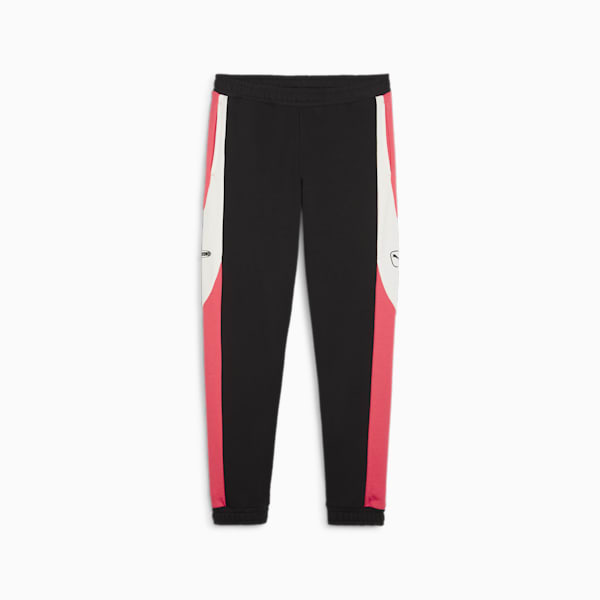 PUMA Queen Women's Football Sweat Pants, Electric Blush-Warm White-PUMA Black, extralarge-AUS