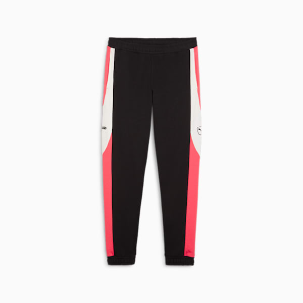 PUMA Queen Women's Football Sweat Pants, Electric Blush-Warm White-PUMA Black, extralarge-IND