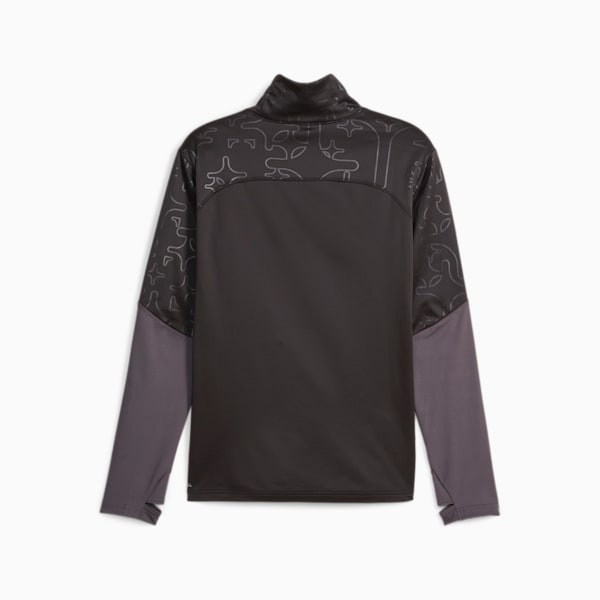 メンズ サッカー INDIVIDUAL ウィンターライズ ニットトップ, PUMA Black-Dark Coal, extralarge-JPN