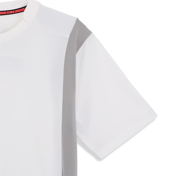 メンズ サッカー キング プロ Tシャツ, PUMA White-Concrete Gray, extralarge-JPN
