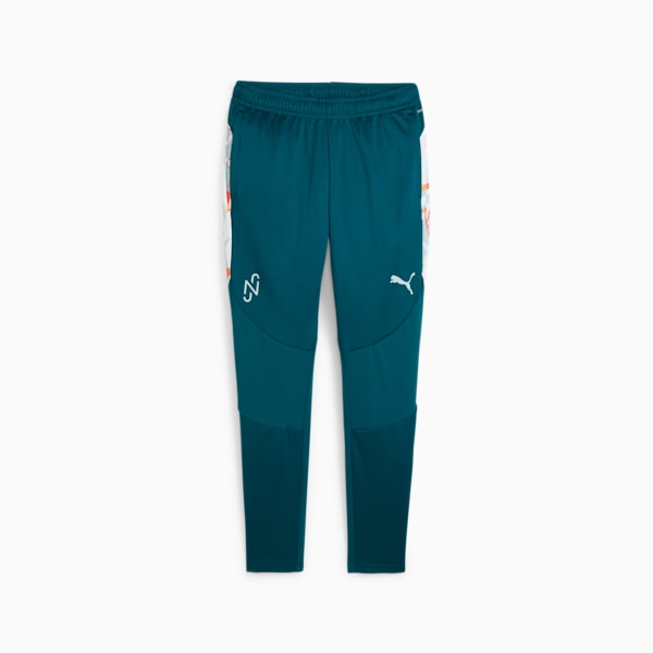 PUMA x NEYMAR JR Creativity Men's Soccer Training Pants, Ocean Tropic-Hot Heat, extralarge