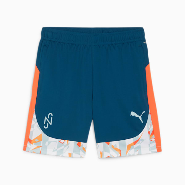 PUMA x NEYMAR JR Creativity Men's Soccer Shorts, Ocean Tropic-Hot Heat, extralarge