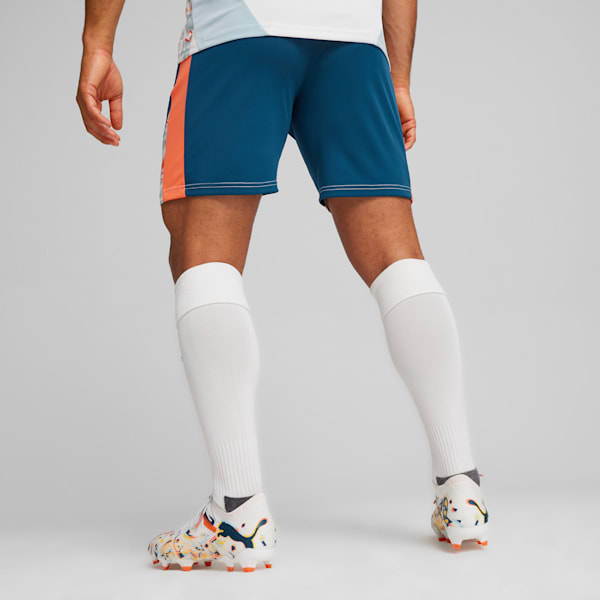 PUMA x NEYMAR JR Creativity Men's Soccer Shorts, Ocean Tropic-Hot Heat, extralarge