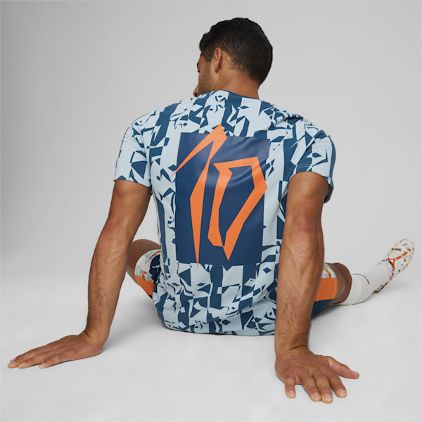 PUMA x NEYMAR JR Creativity Men's Tee, Ocean Tropic-Turquoise Surf, extralarge