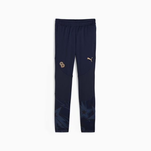 Pantalones de entrenamiento de fútbol para niños grandes PUMA x Christian Pulisic, PUMA Navy, extralarge