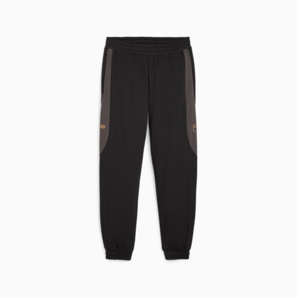メンズ サッカー キング トップ ニット スウェットパンツ, PUMA Black-Shadow Gray, extralarge-JPN