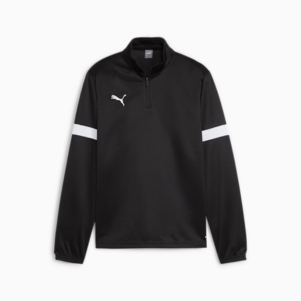 individualRISE Youth Quarter-Zip Tee, PUMA Black-PUMA White, extralarge-IND