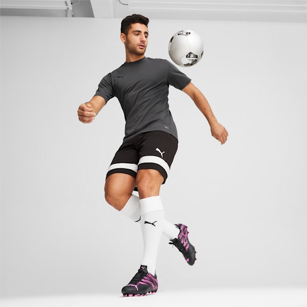 individualRISE Men's Football Shorts, PUMA Black-PUMA White, extralarge-IND