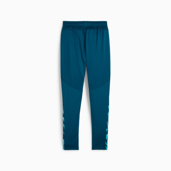 Pants de fútbol para hombre individualFINAL, Ocean Tropic-Bright Aqua, extralarge