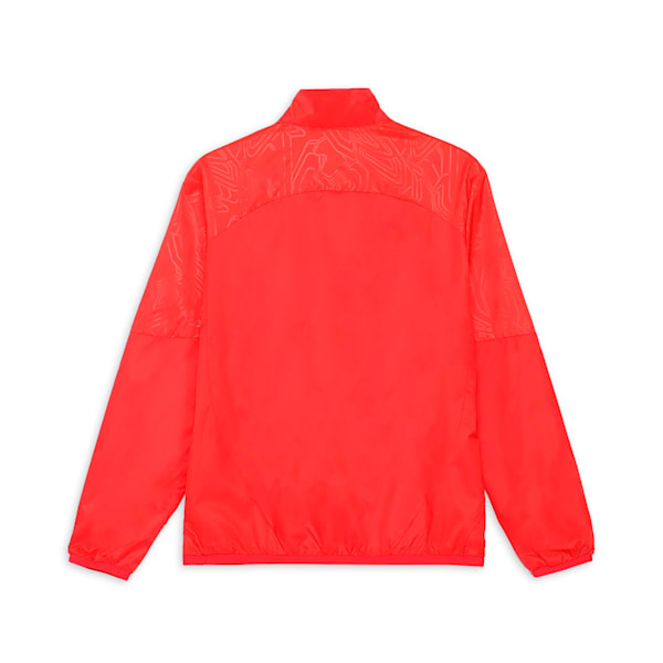 メンズ サッカー チームファイナル ピステ 長袖 ハーフジップ トップス, PUMA Red, extralarge-JPN