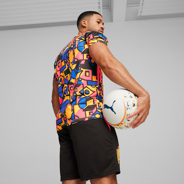 Camiseta de fútbol para hombre PUMA x NEYMAR JR x COPA AMÉRICA, Sunset Glow-Bluemazing, extralarge