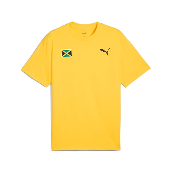 メンズ ランニング ジャム ビレッジ ウェア 半袖 コットン Tシャツ, Starlight-JAMAICA, extralarge-JPN