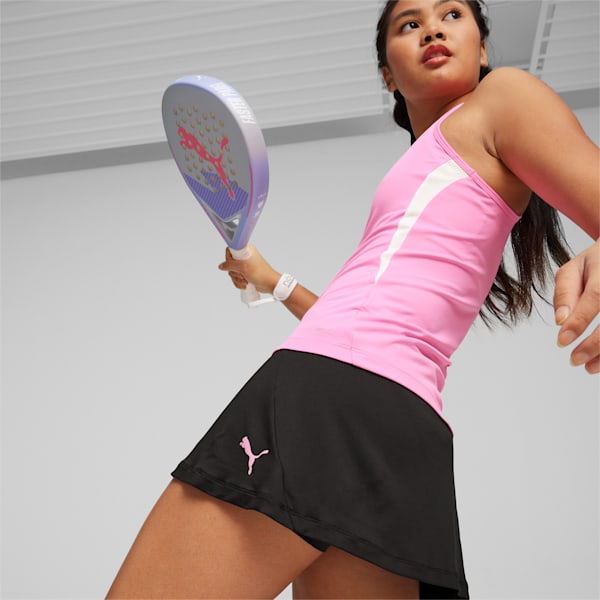 Individual Court Sports Women's Skirt, PUMA Black-Poison Pink, extralarge