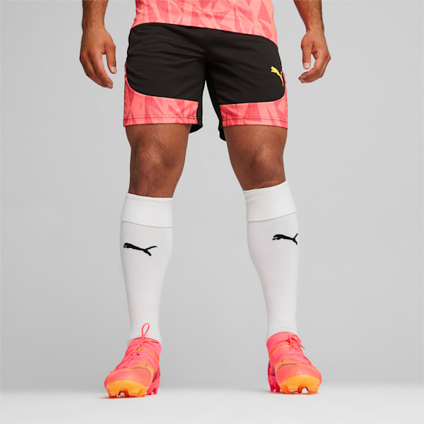 individualFINAL Men's Soccer Shorts, Puma all over print logo tshirt in white, extralarge