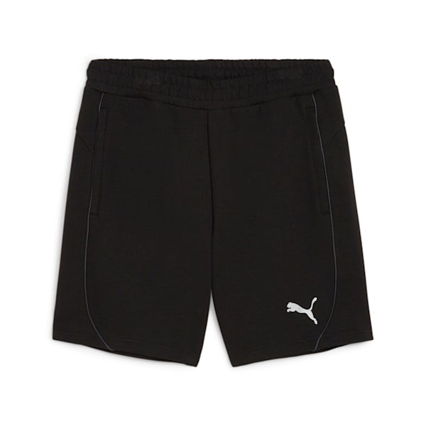 メンズ サッカー チームファイナル カジュアルズ ショーツ, PUMA Black-PUMA Silver, extralarge-JPN