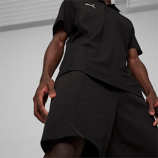 メンズ サッカー チームファイナル カジュアルズ ショーツ, PUMA Black-PUMA Silver, extralarge-JPN